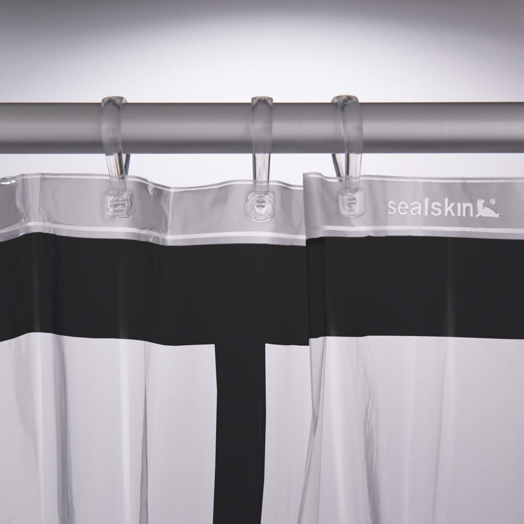 Shower Curtain Brix Transparent