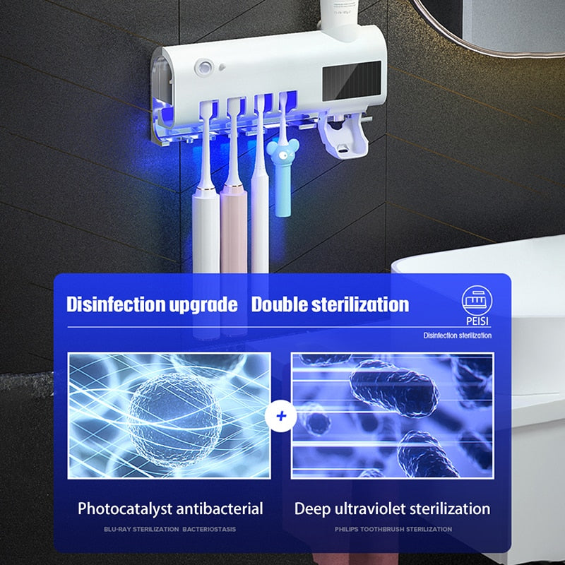 Smart Toothbrush & Toothpaste Holder