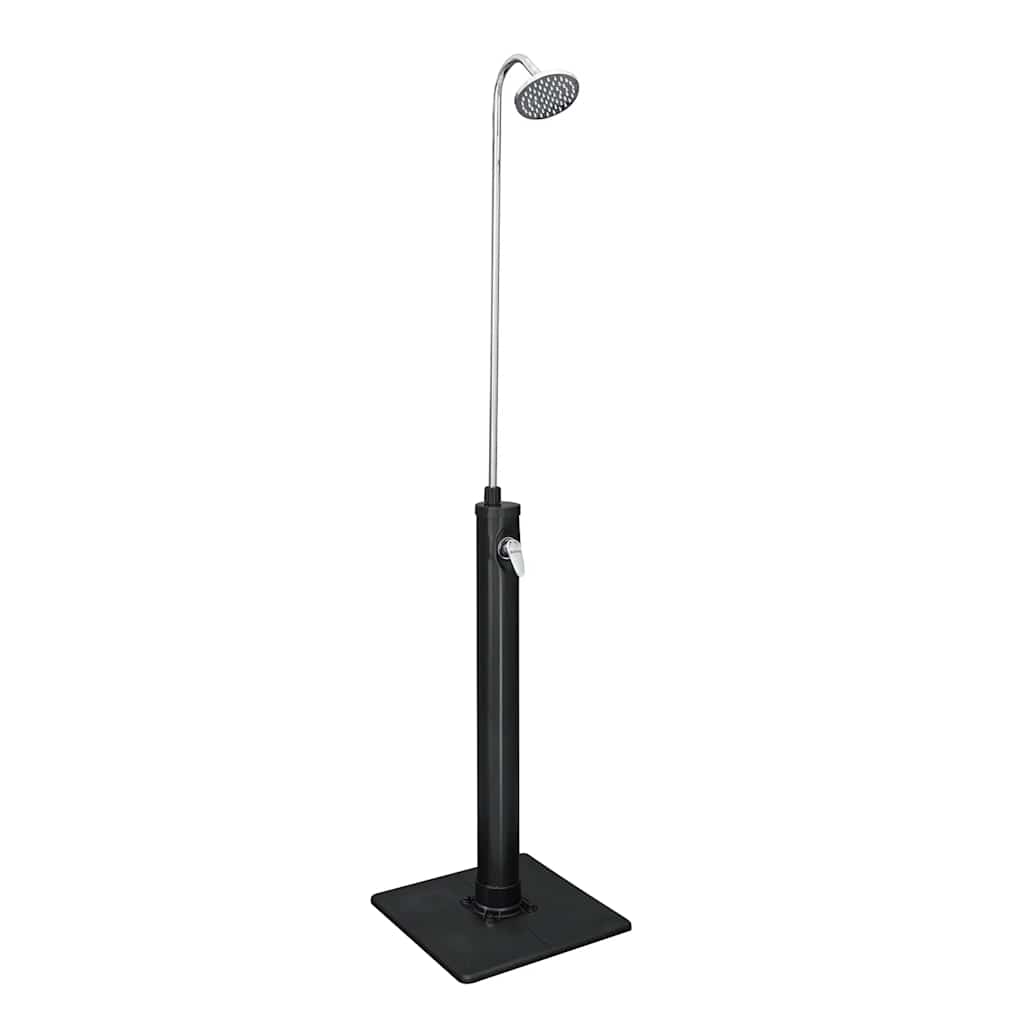 Solar Flow Outdoor Shower Black 8 L