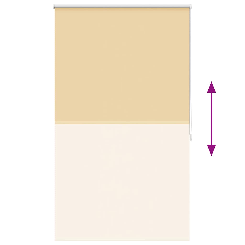 Roller blind blackout 80 x 175 cm beige