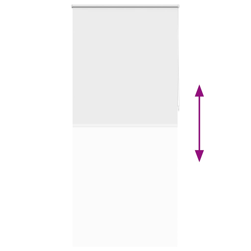 Roller Blind Blackout 80 x 230 cm White