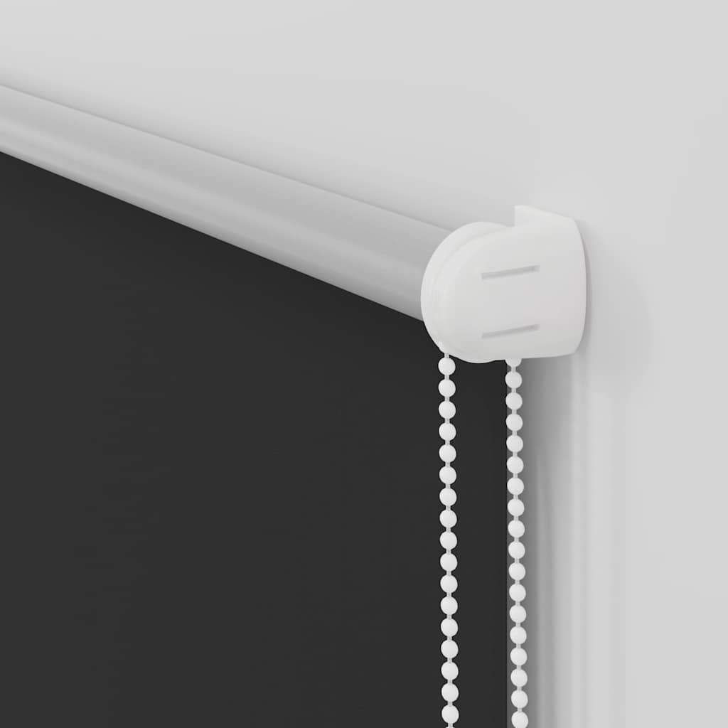 Roller Blind Blackout 80 x 230 cm Black
