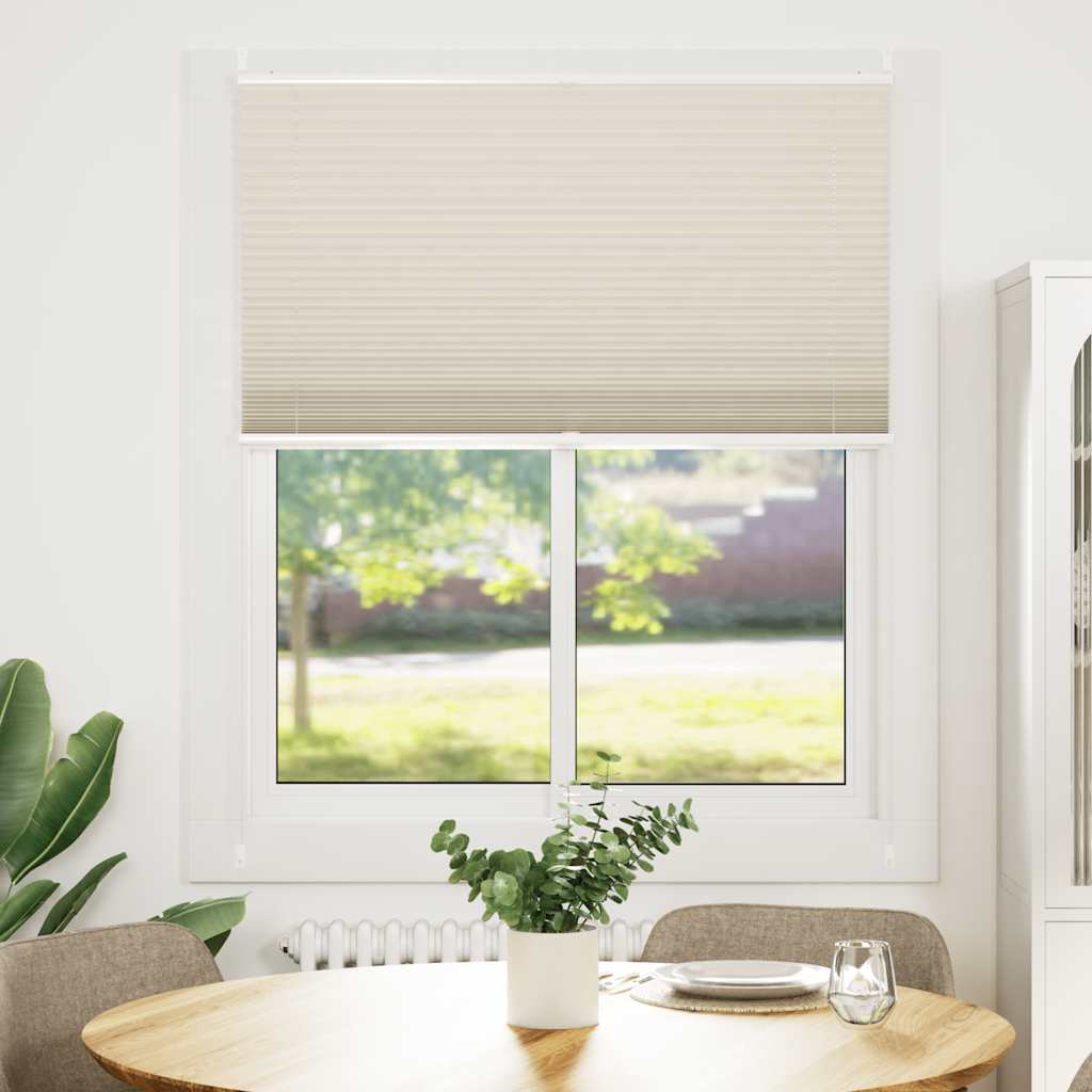 Plisse Blind 100x150cm Cream