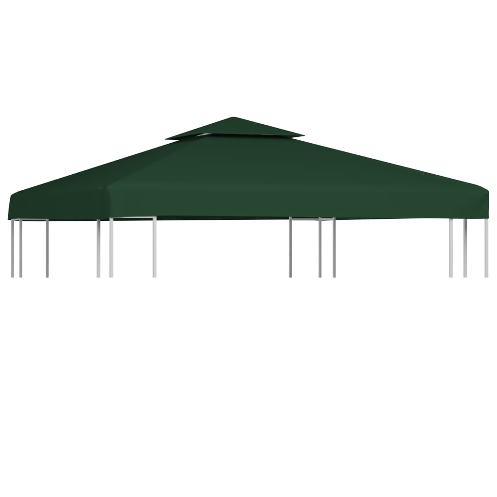 Gazebo Cover Canopy Replacement 310 g / m² Green 3 x 3 m