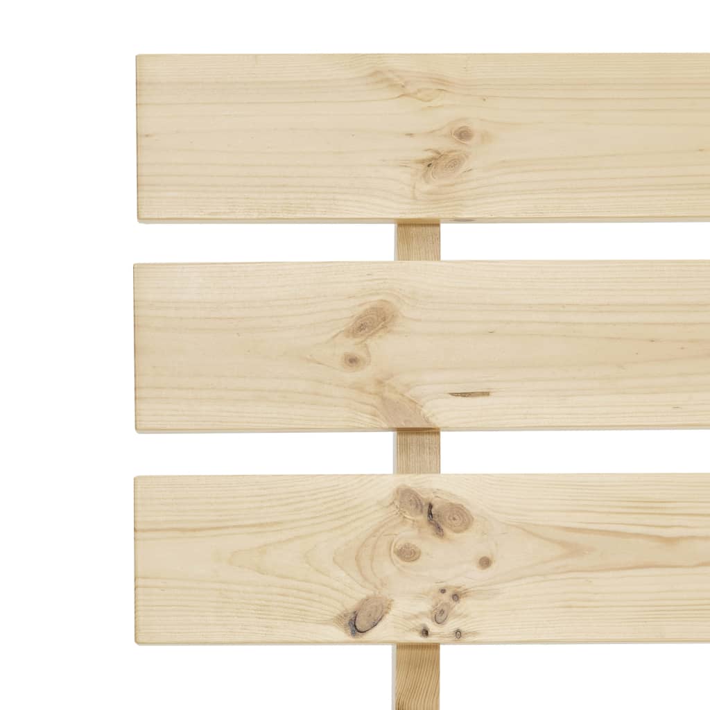 Bed Frame without Mattress 180x200cm Solid Wood Pine