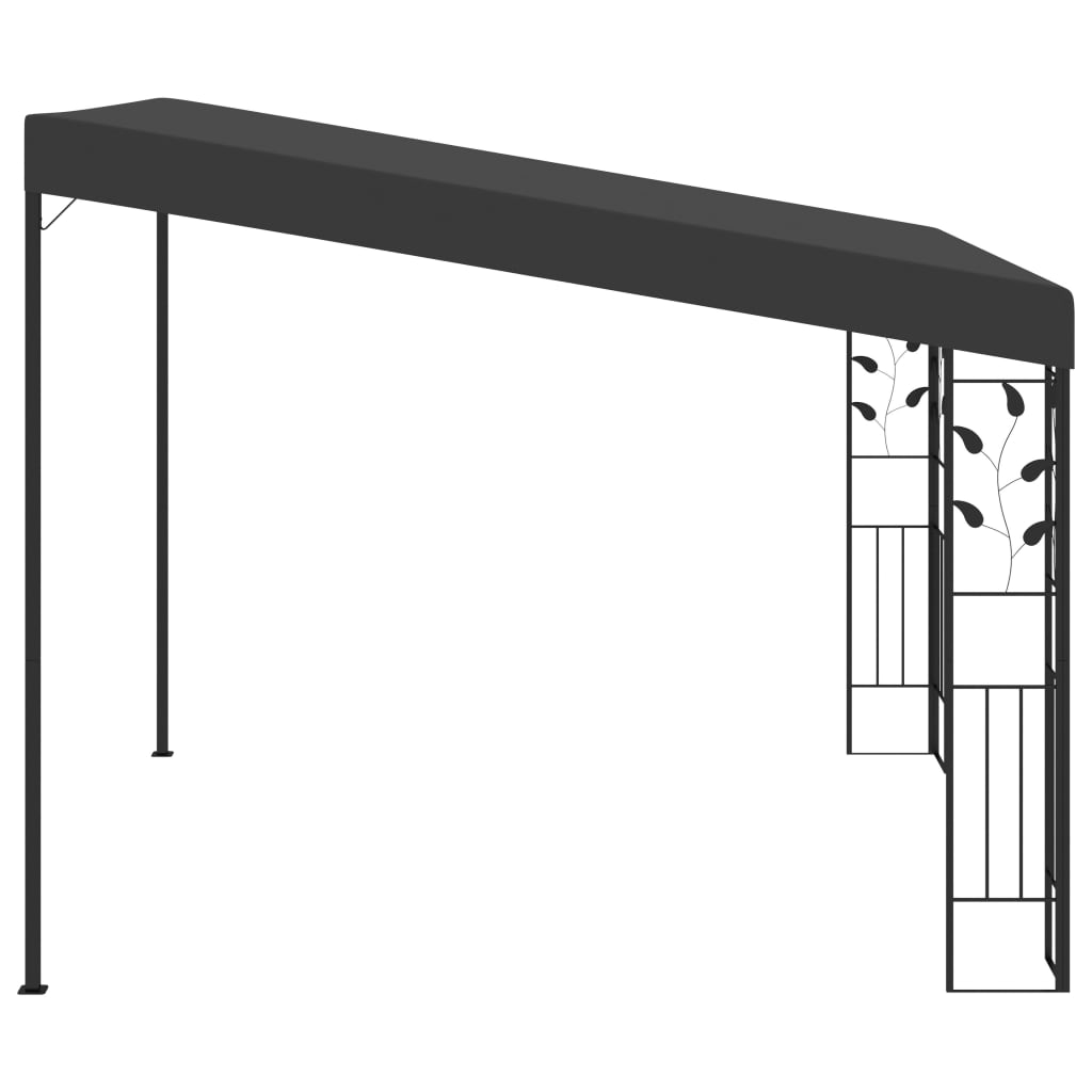 Wall-mounted Gazebo 3x3x2.5 m Anthracite