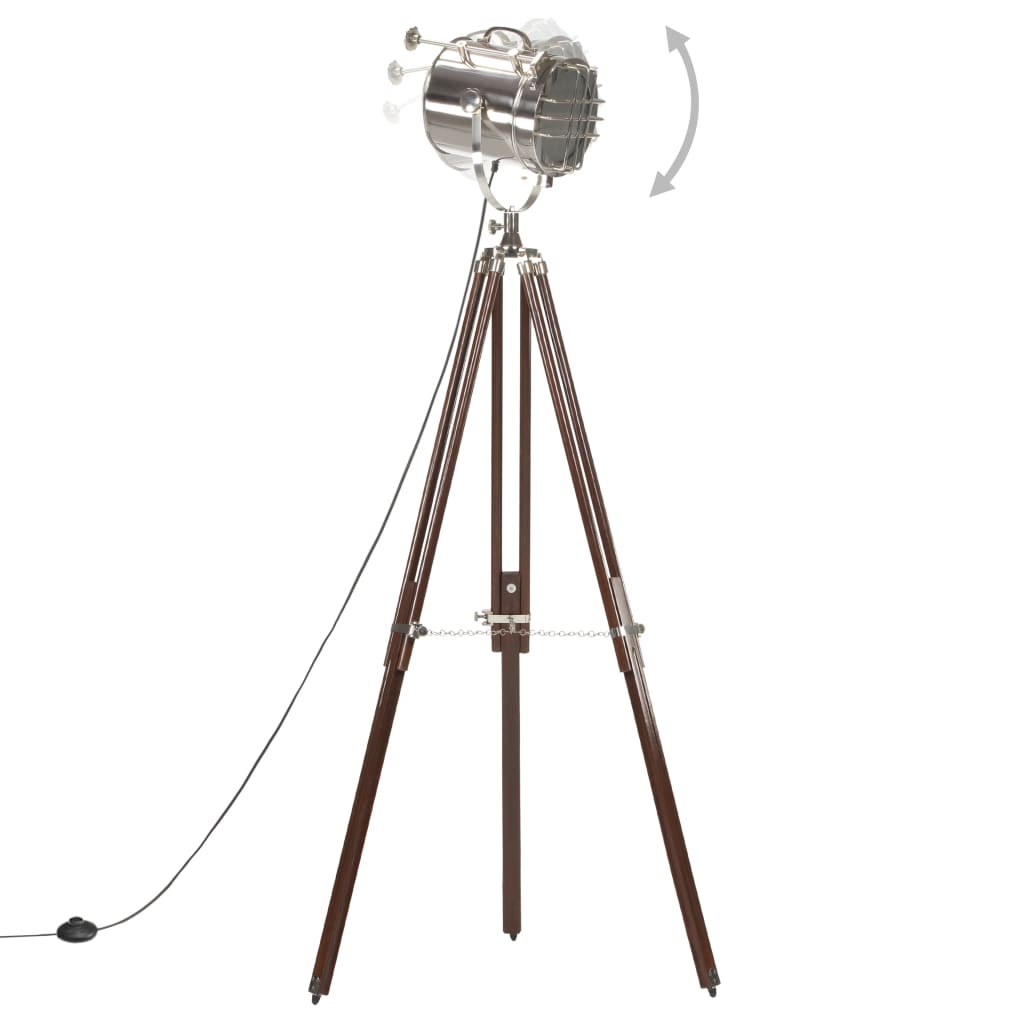 Tripod Floor Lamp Solid Mango Wood 180 cm