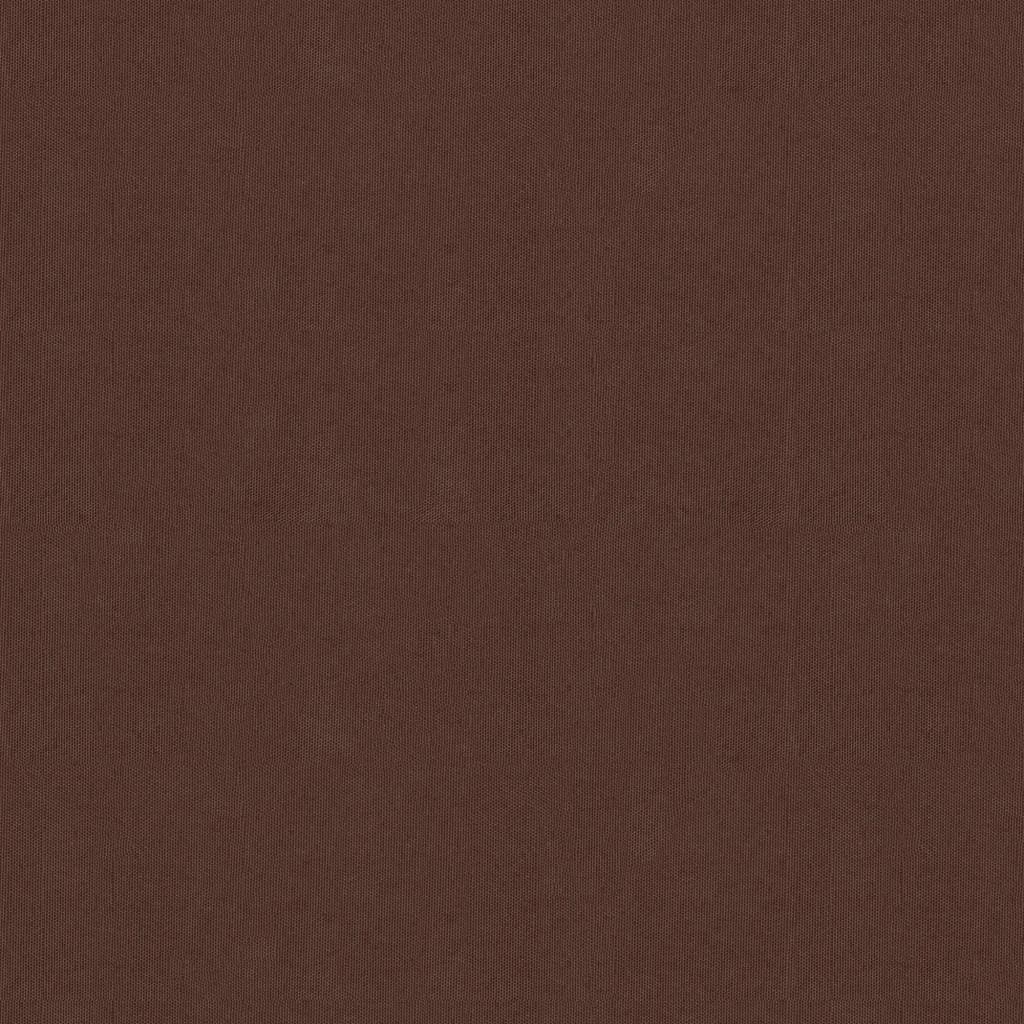 Balcony Screen Brown 75x600 cm Oxford Fabric