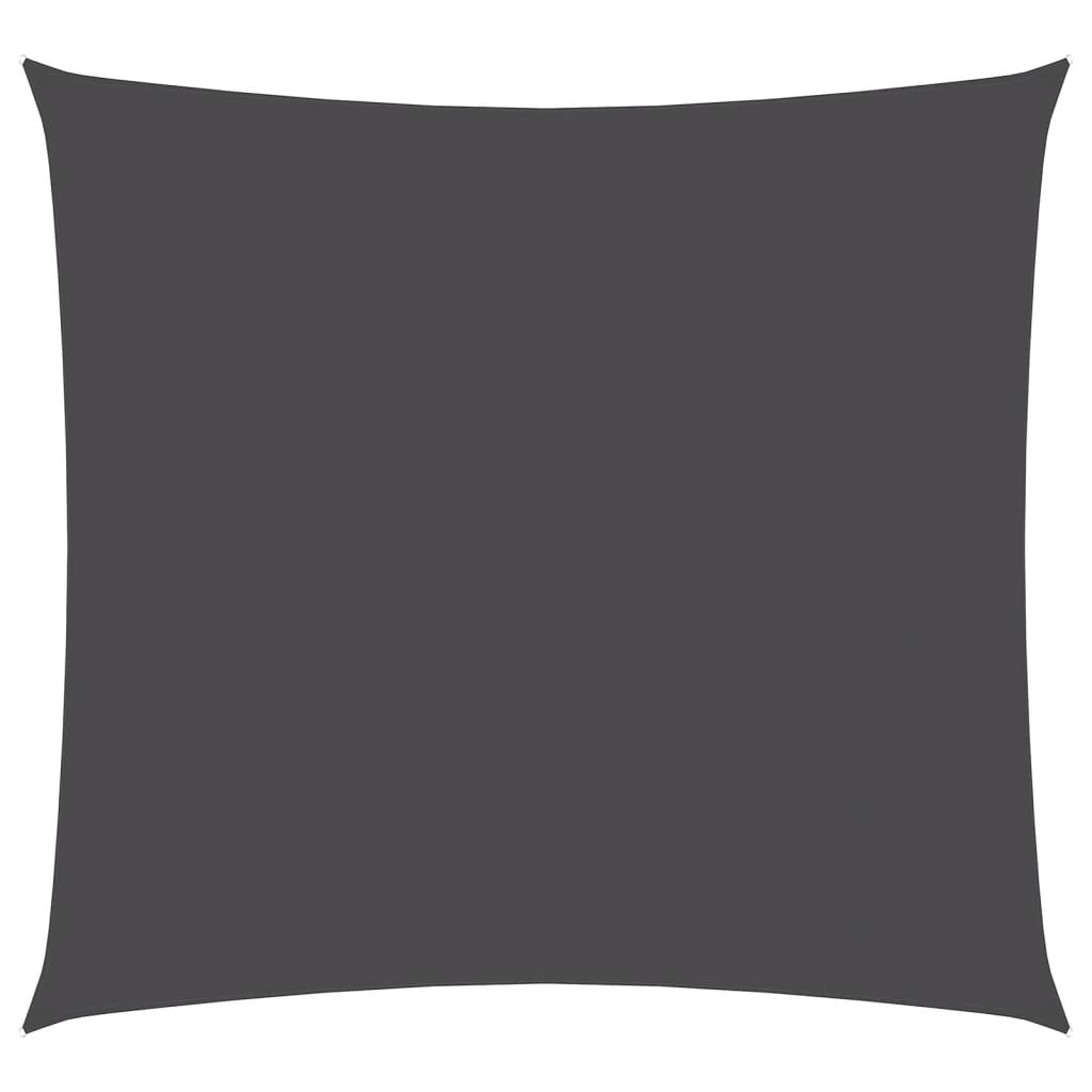 Sunshade Sail Oxford Fabric Square 3x3 m Anthracite