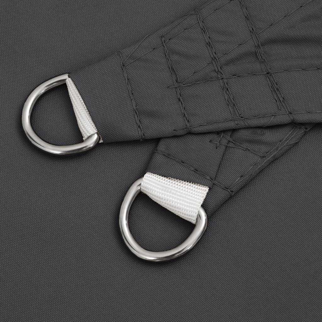 Sunshade Sail Oxford Fabric Square 7x7 m Anthracite