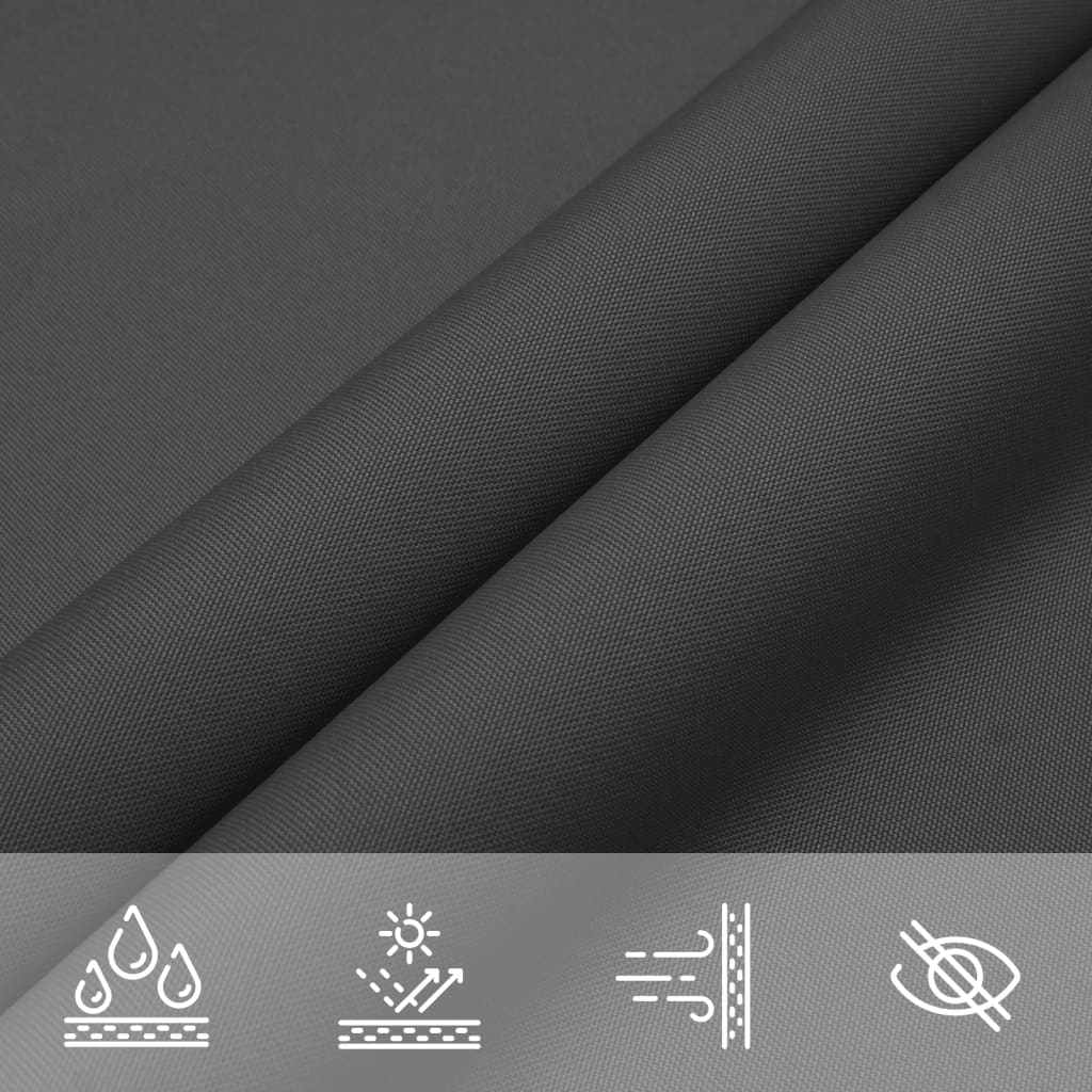 Sunshade Sail Oxford Fabric Square 7x7 m Anthracite