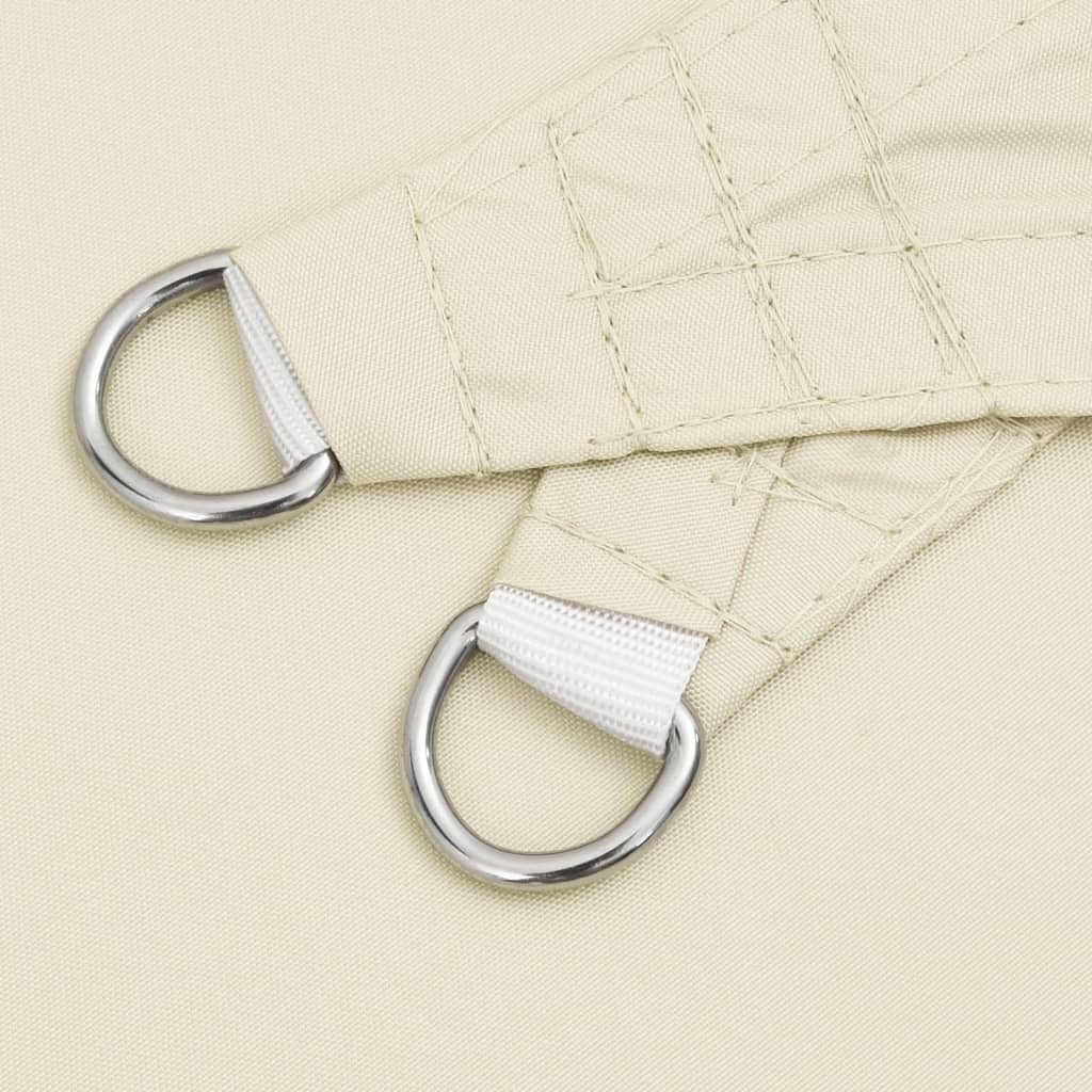 Sunshade Sail Oxford Fabric Square 3x3 m Cream