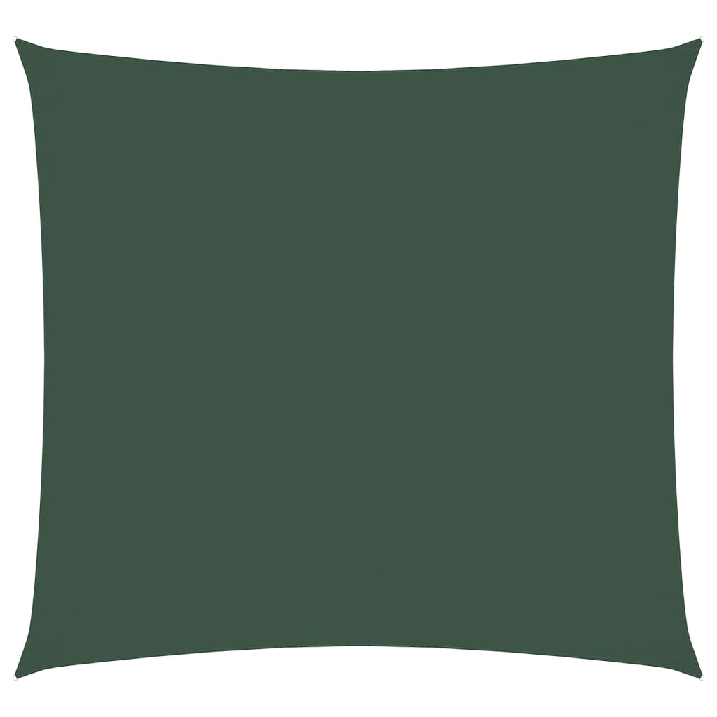 Sunshade Sail Oxford Fabric Square 3x3 m Dark Green