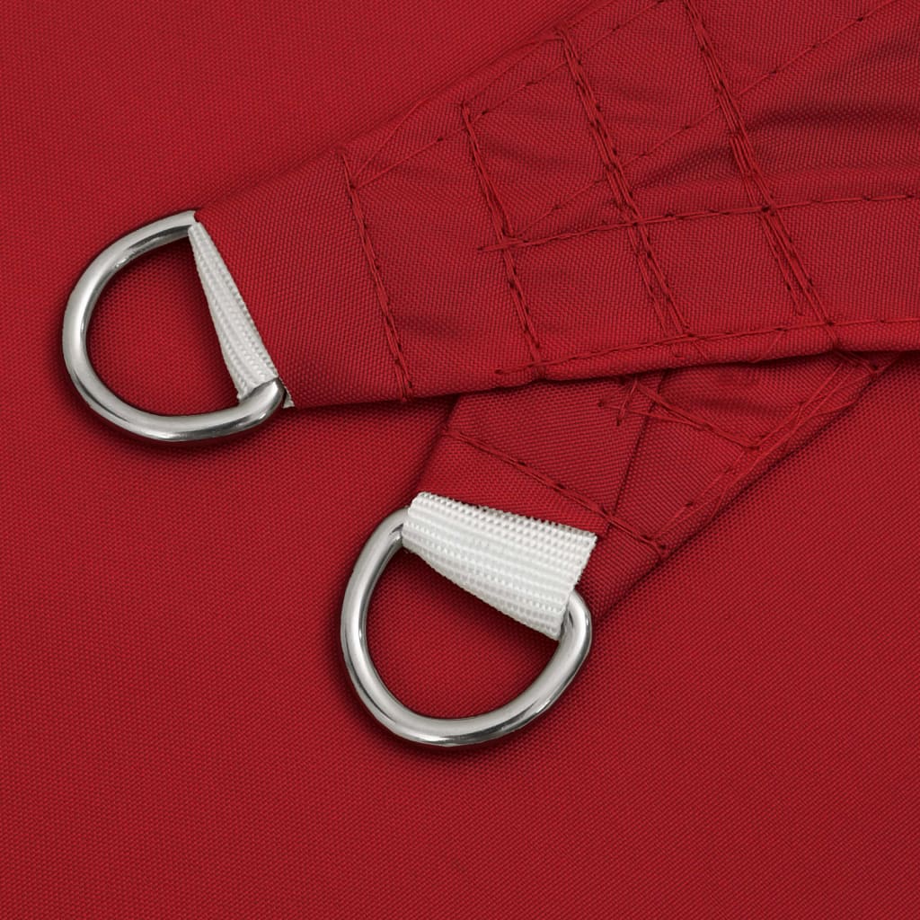 Sunshade Sail Oxford Fabric Triangular 3.6x3.6x3.6 m Red