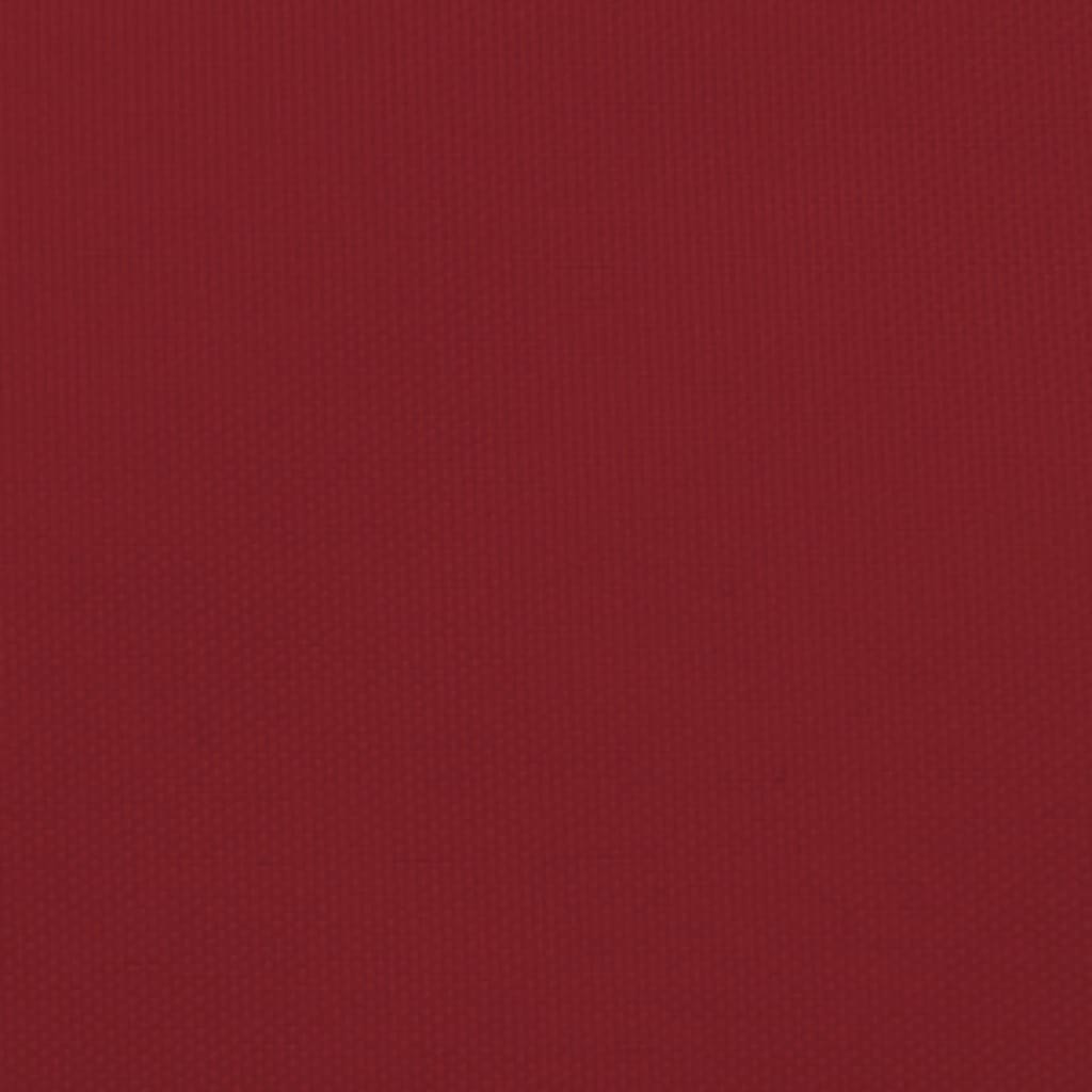 Sunshade Sail Oxford Fabric Triangular 3.6x3.6x3.6 m Red