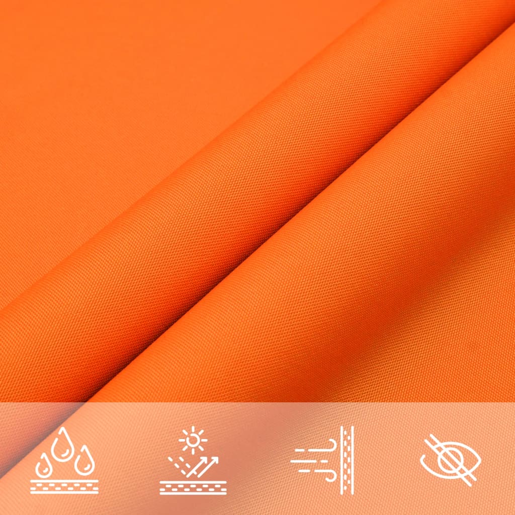 Sunshade Sail Oxford Fabric Triangular 3x4x5 m Orange