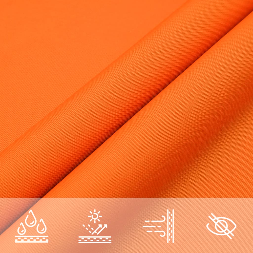 Sunshade Sail Oxford Fabric Triangular 3x4x4 m Orange