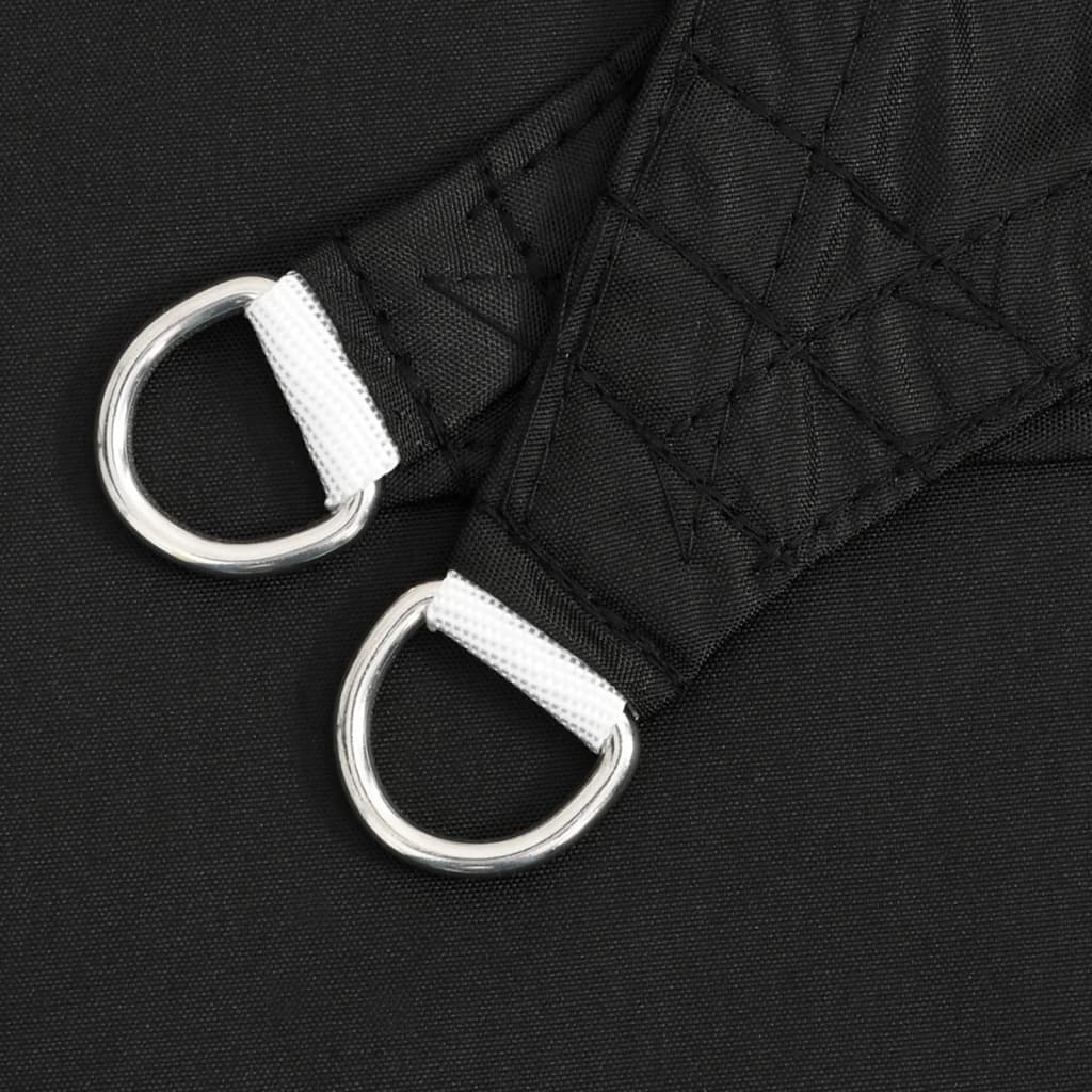 Sunshade Sail Oxford Fabric Triangular 2.5x2.5x3.5 m Black