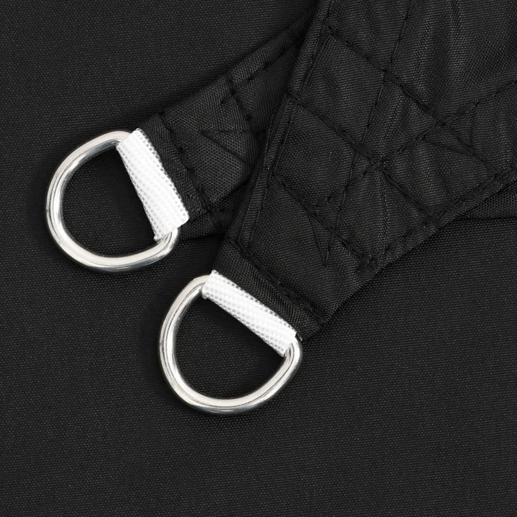 Sunshade Sail Oxford Fabric Triangular 3.6x3.6x3.6 m Black