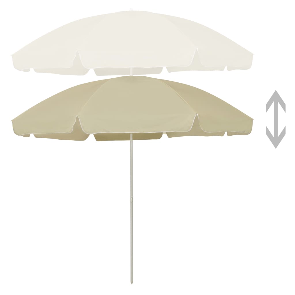 Beach Parasol Sand Yellow 300 cm