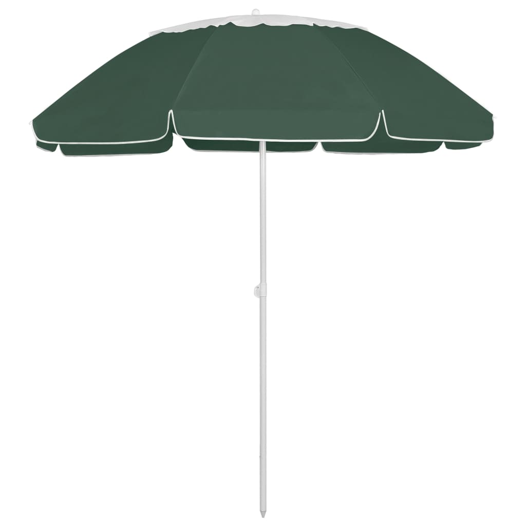 Beach Parasol Green 300 cm