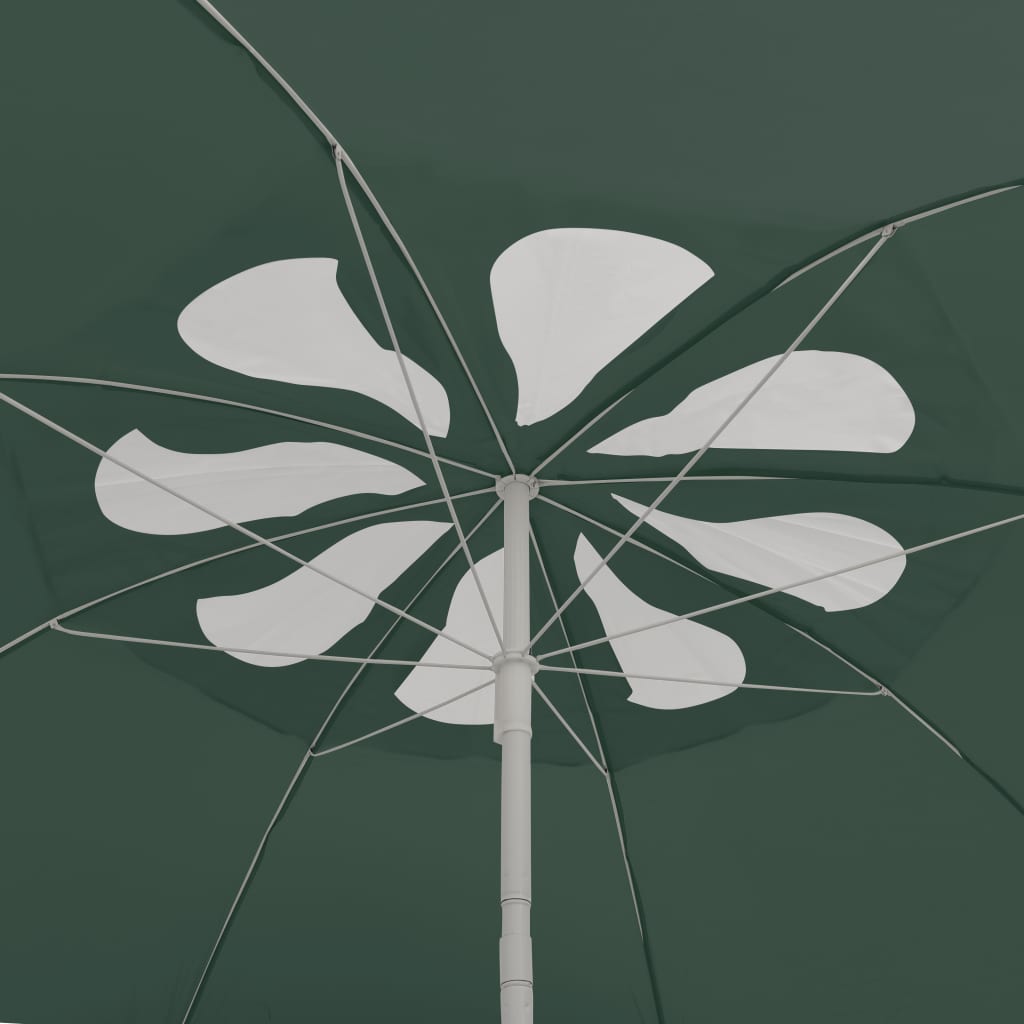 Beach Parasol Green 300 cm