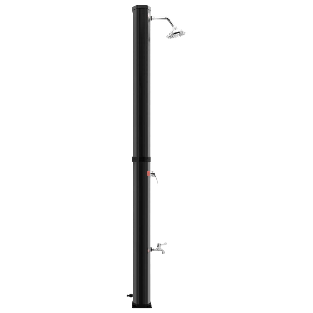 Outdoor Solar Shower with Shower Head and Faucet 35 L