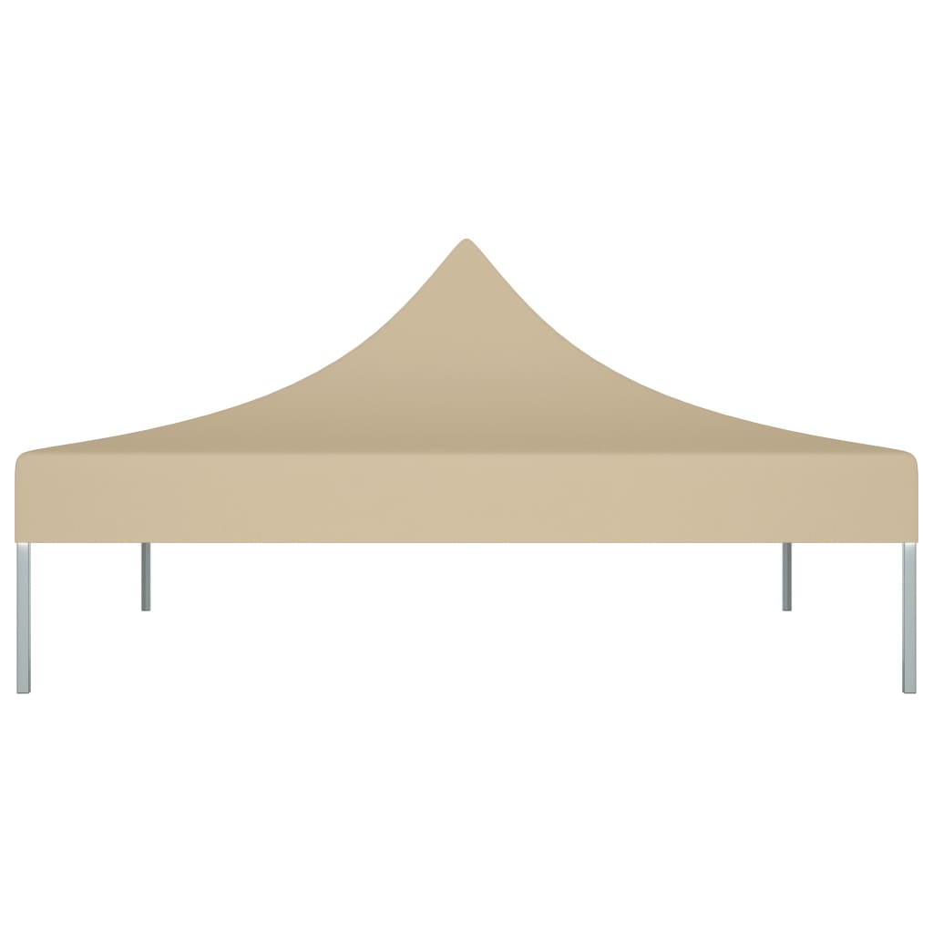 Party Tent Roof 3x3 m Beige 270 g/m²