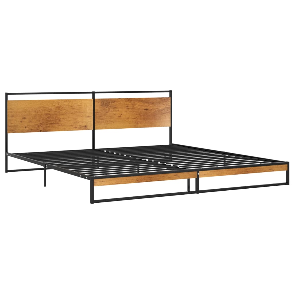 Bed Frame without Mattress Metal 200x200 cm