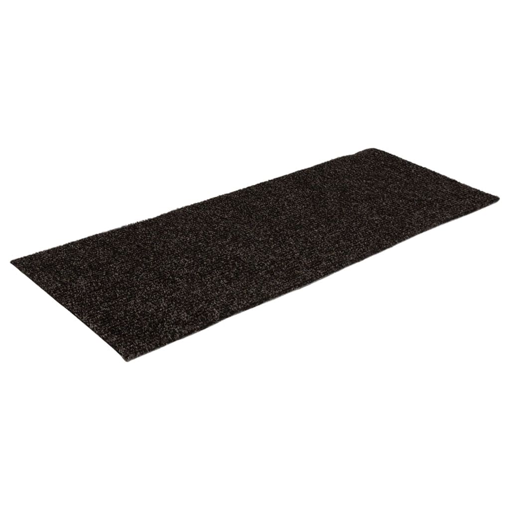 Stair Mats Self-adhesive 15 pcs 60x25 cm Brown Rectangular