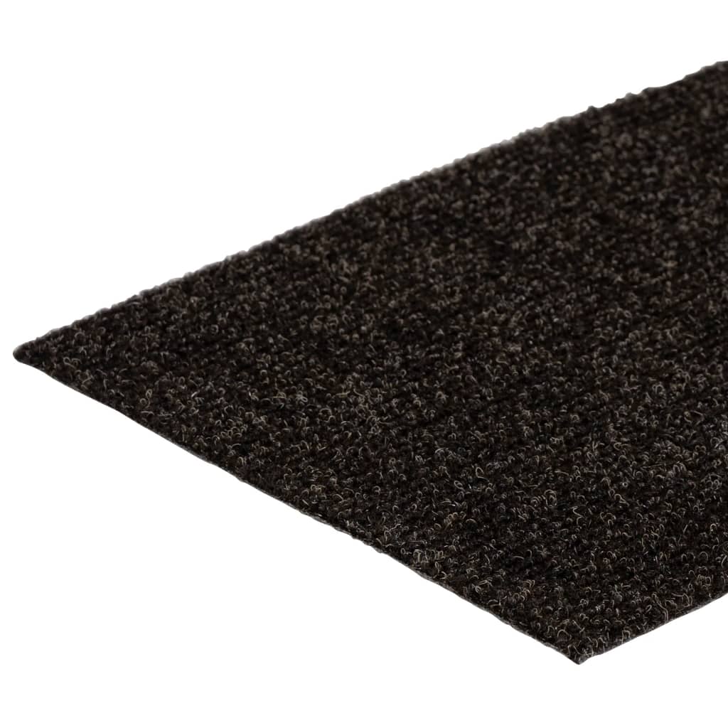 Stair Mats Self-adhesive 15 pcs 60x25 cm Brown Rectangular