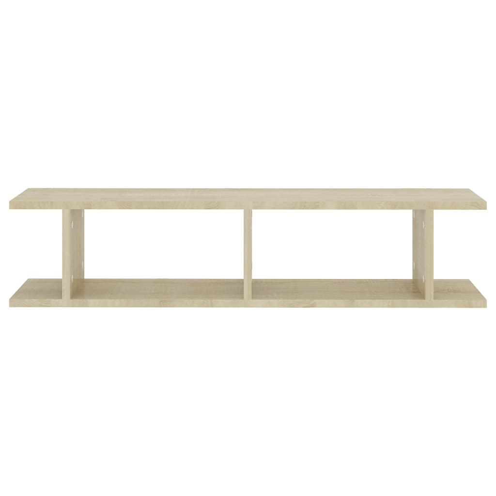 Wall Shelf 2 pcs Sonoma Oak 90x18x20 cm Engineered Wood