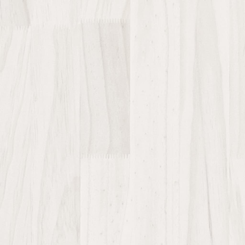 Book Cabinet Room Divider White 40x30x135.5 cm Pinewood
