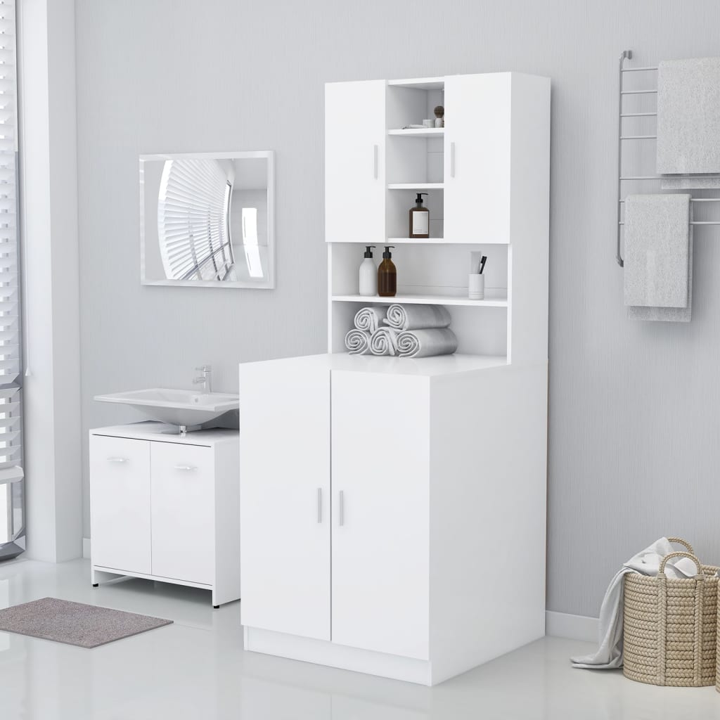 Washing Machine Cabinet White