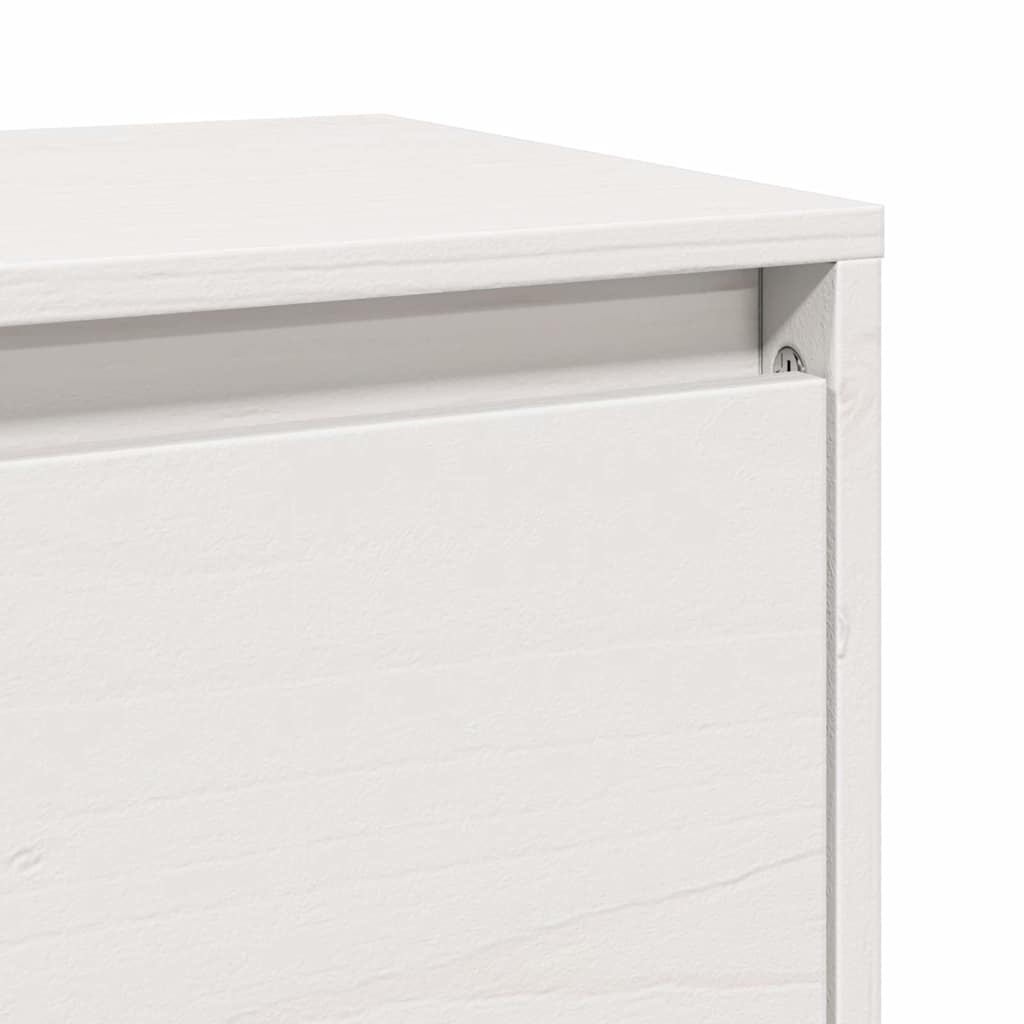 Wall Cabinets 2 pcs White 100x30x35 cm Solid Wood Pine