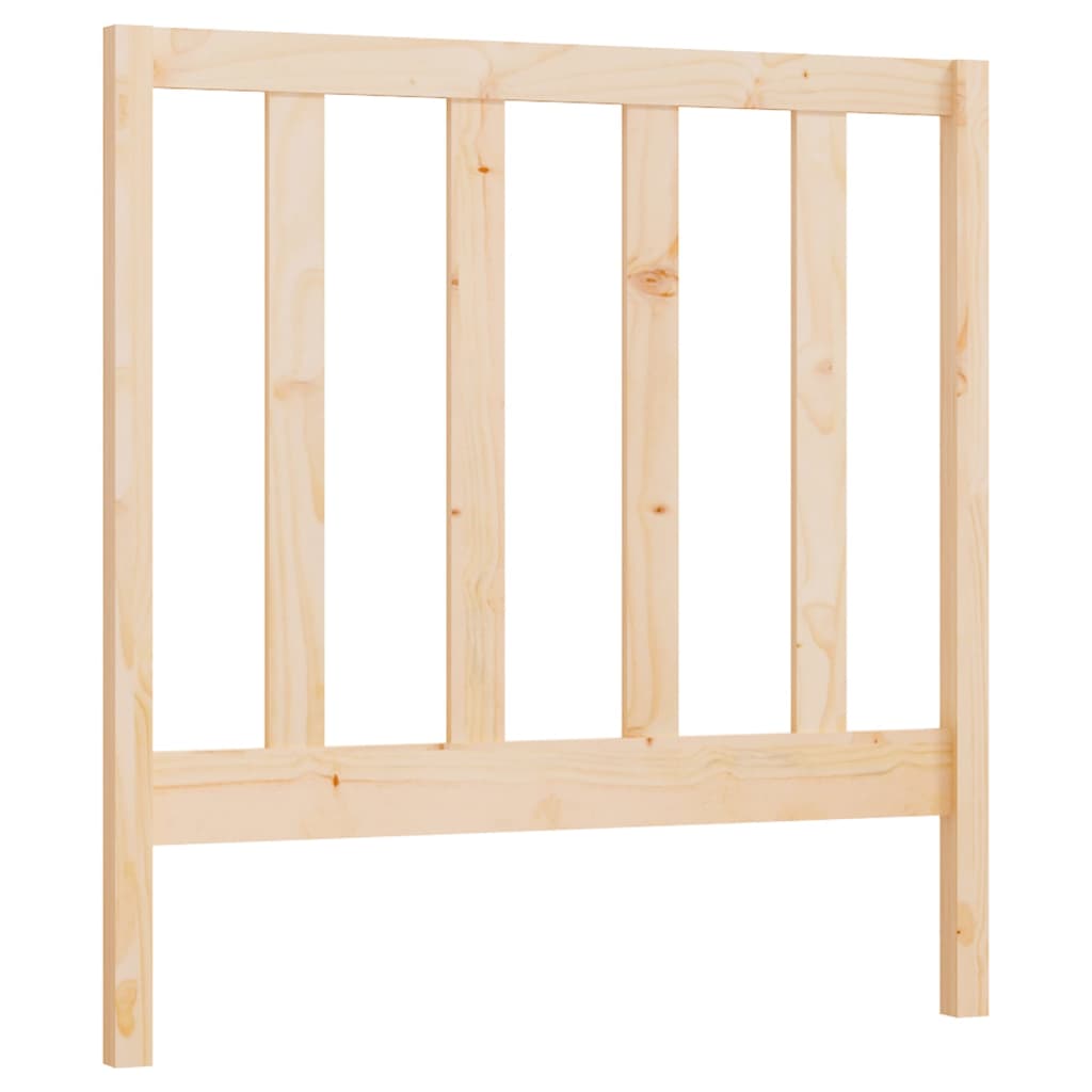 Bed Headboard 106x4x100 cm Solid Wood Pine