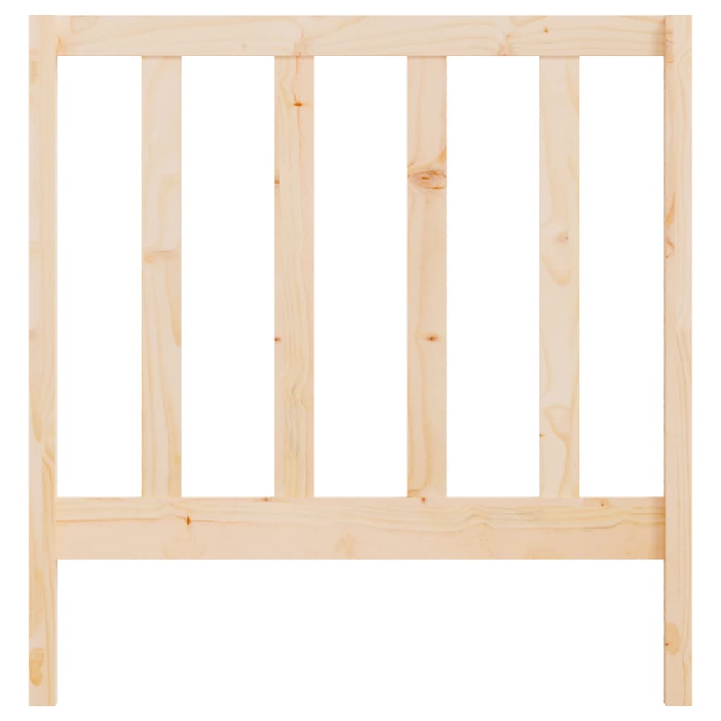 Bed Headboard 106x4x100 cm Solid Wood Pine