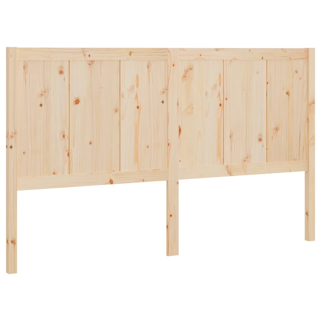 Bed Headboard 145.5x4x100 cm Solid Pine Wood