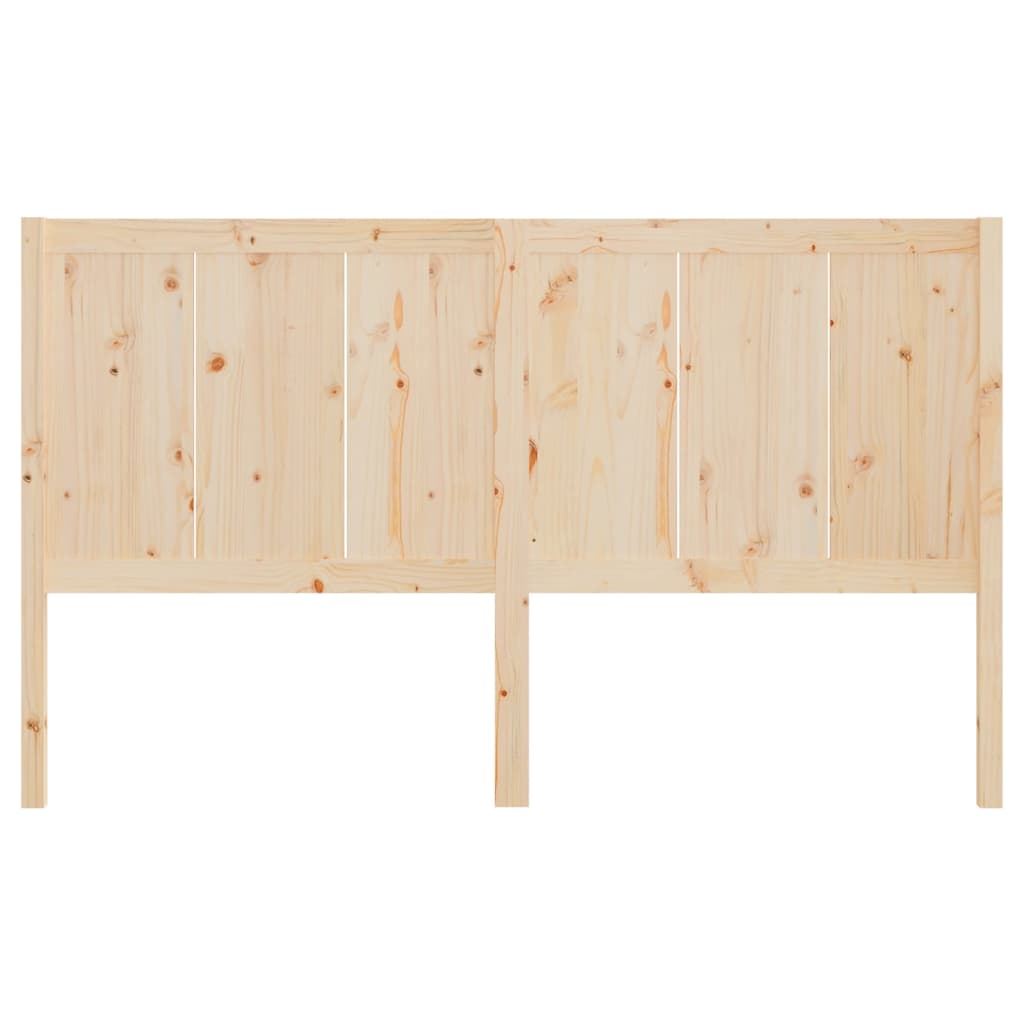 Bed Headboard 145.5x4x100 cm Solid Pine Wood
