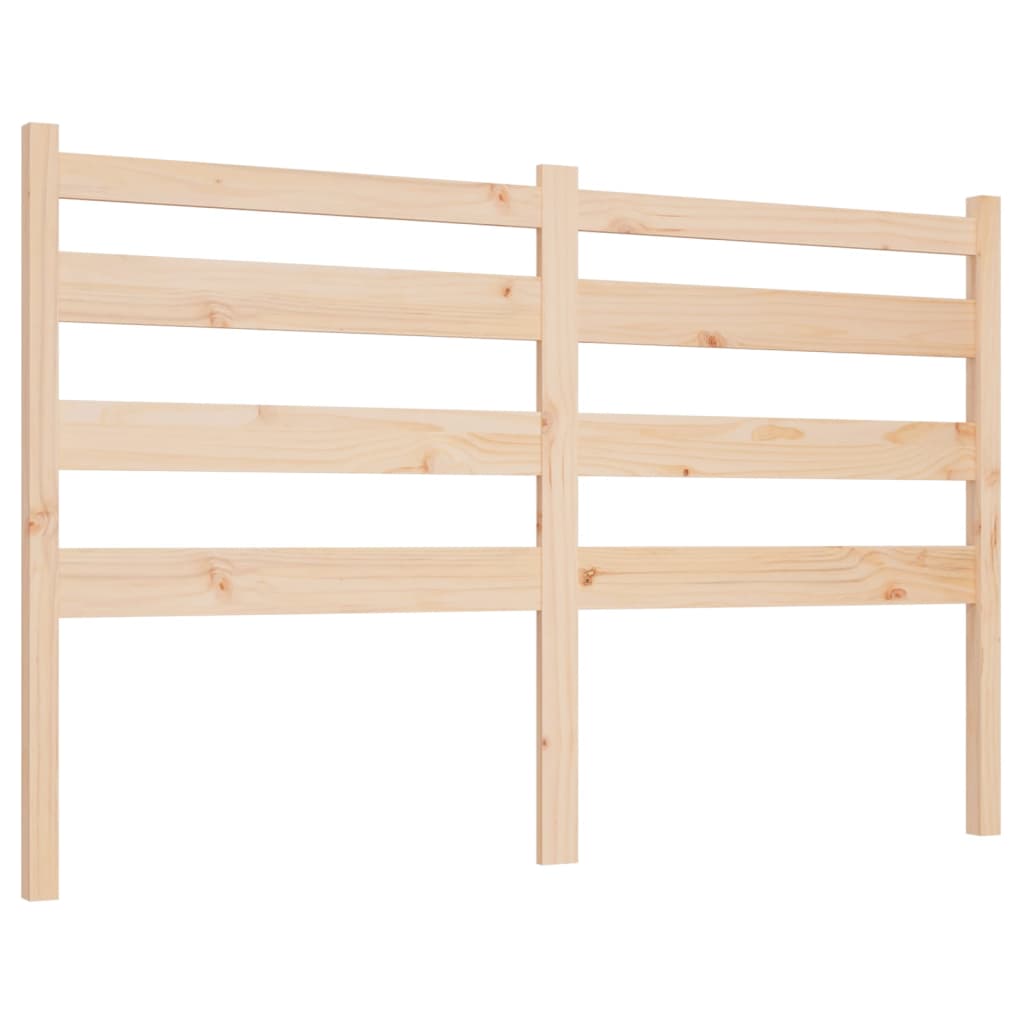 Bed Headboard 206x4x100 cm Solid Wood Pine
