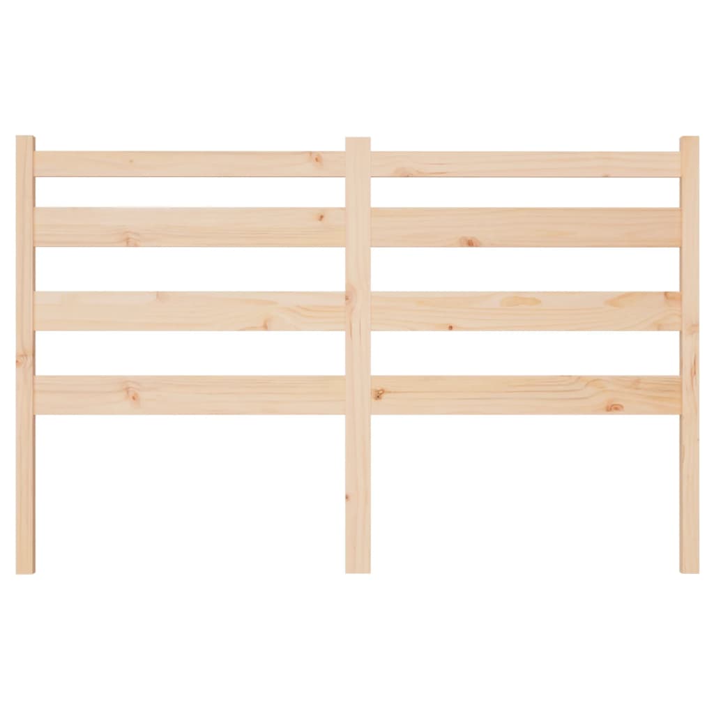 Bed Headboard 206x4x100 cm Solid Wood Pine