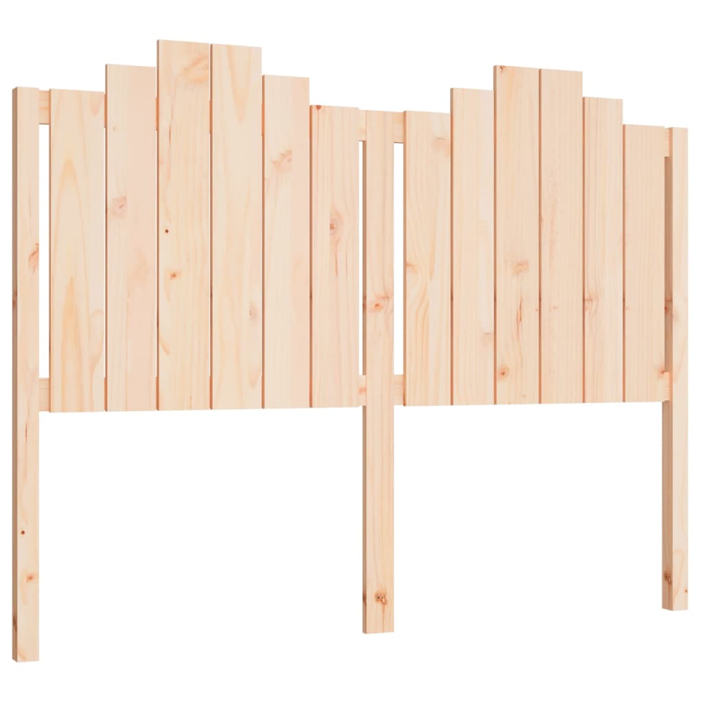 Bed Headboard 141x4x110 cm Solid Wood Pine