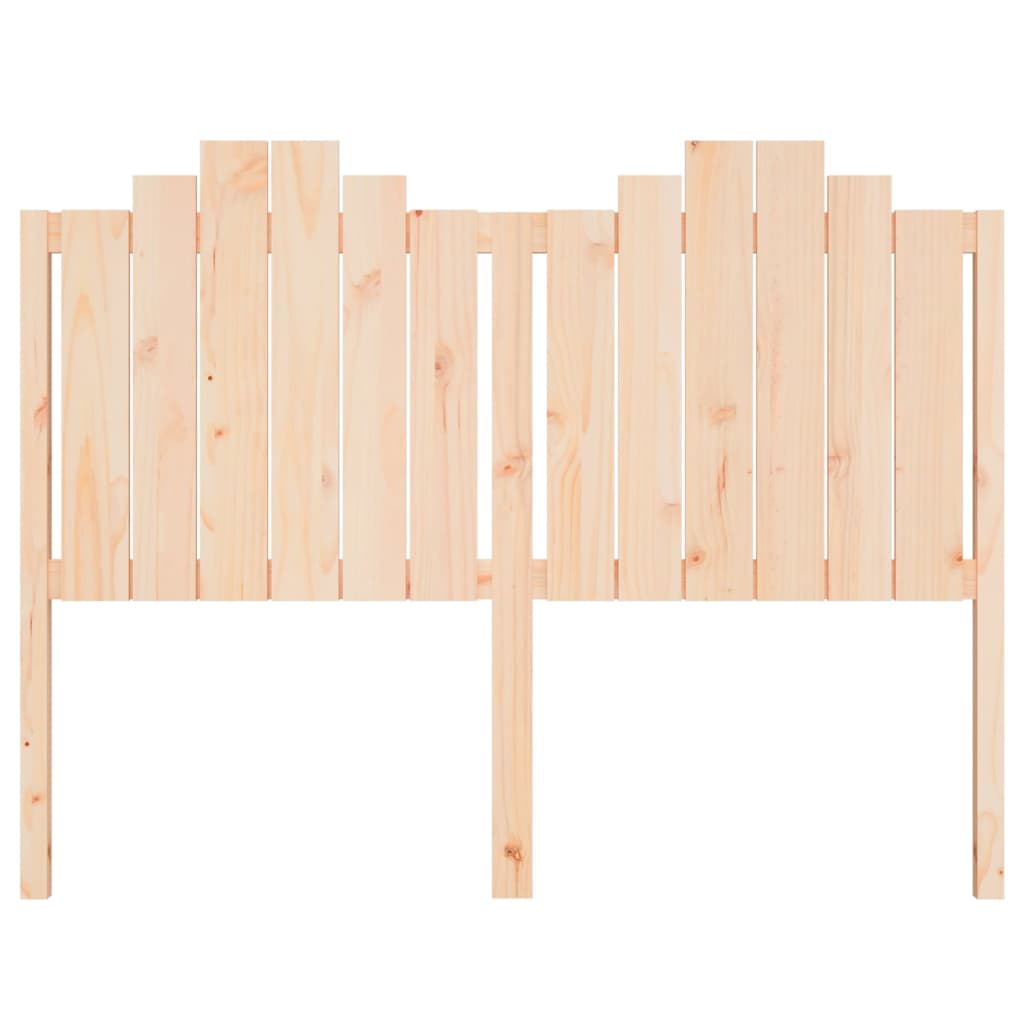 Bed Headboard 141x4x110 cm Solid Wood Pine