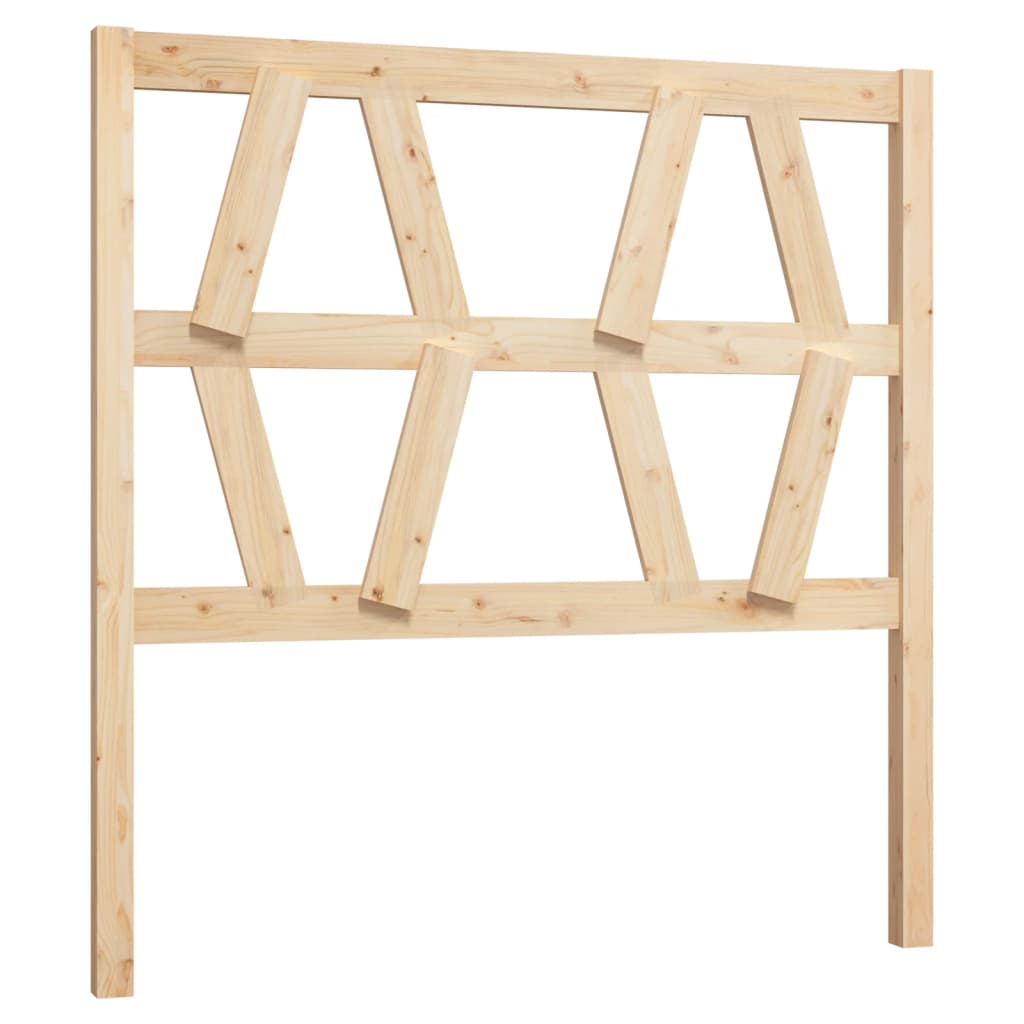 Bed Headboard 81x4x100 cm Solid Wood Pine