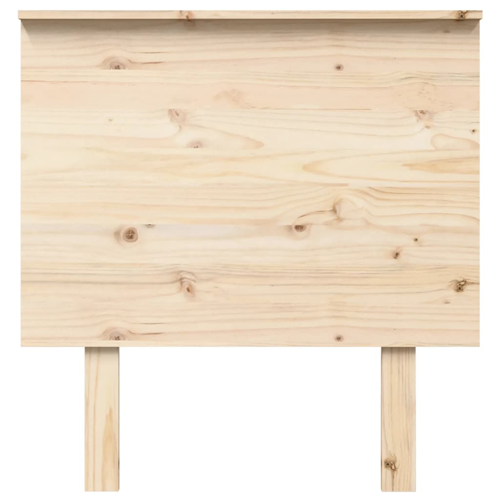 Bed Headboard 79x6x82.5 cm Solid Wood Pine