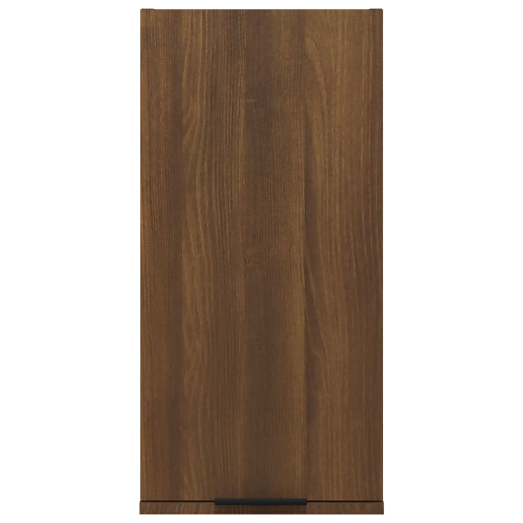 Wall-mounted Bathroom Cabinet Brown Oak 32x20x67 cm