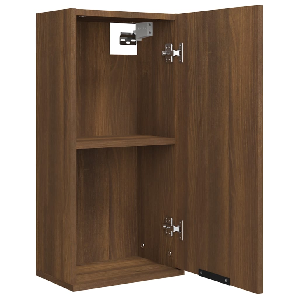 Wall-mounted Bathroom Cabinet Brown Oak 32x20x67 cm