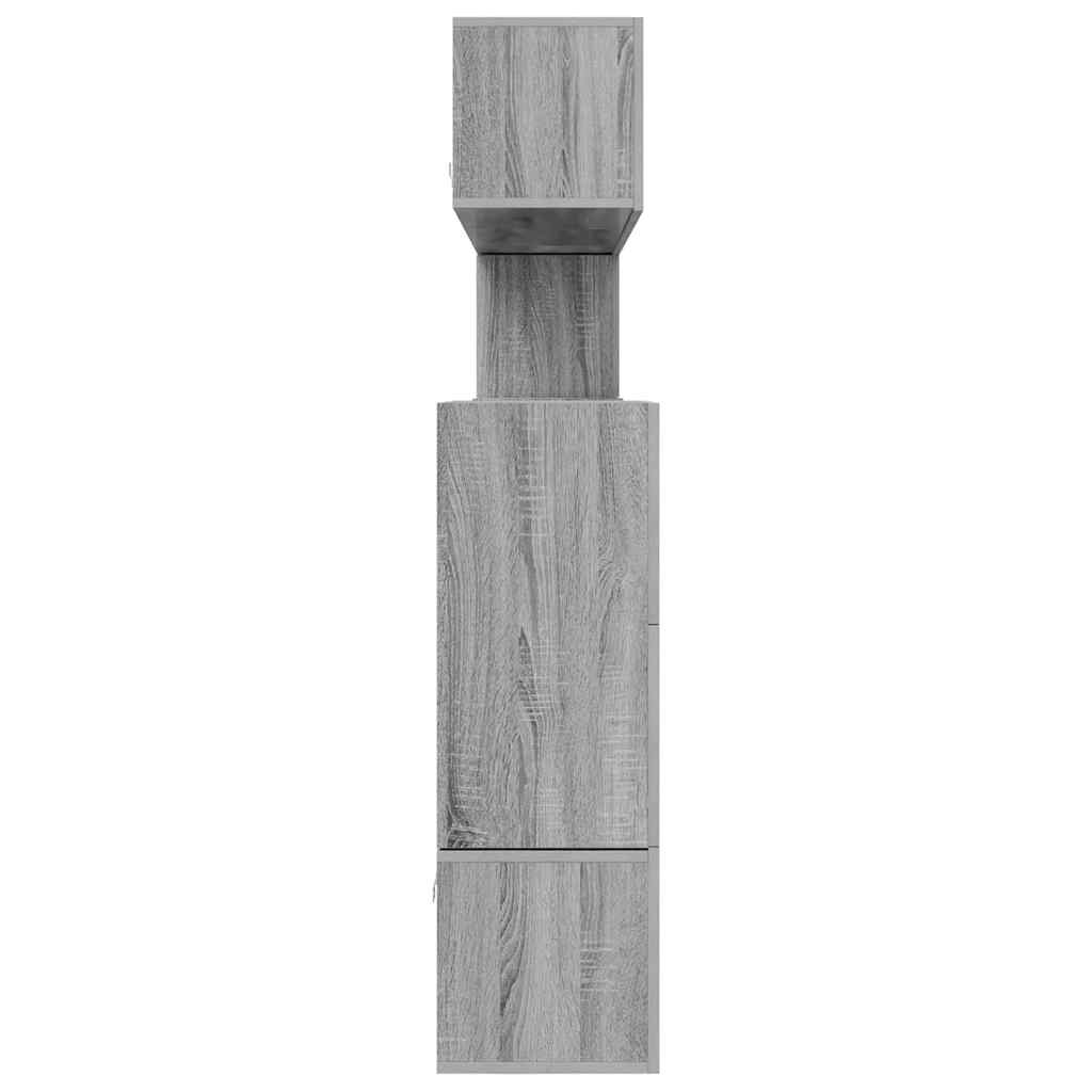 10 Piece TV Cabinet Set Grey Sonoma Engineered Wood