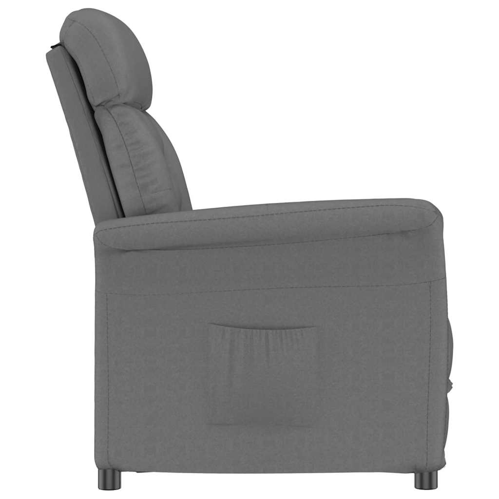 Recliner Chair Dark Grey Dark grey 70.5 x 96.5 x 95 cm Fabric