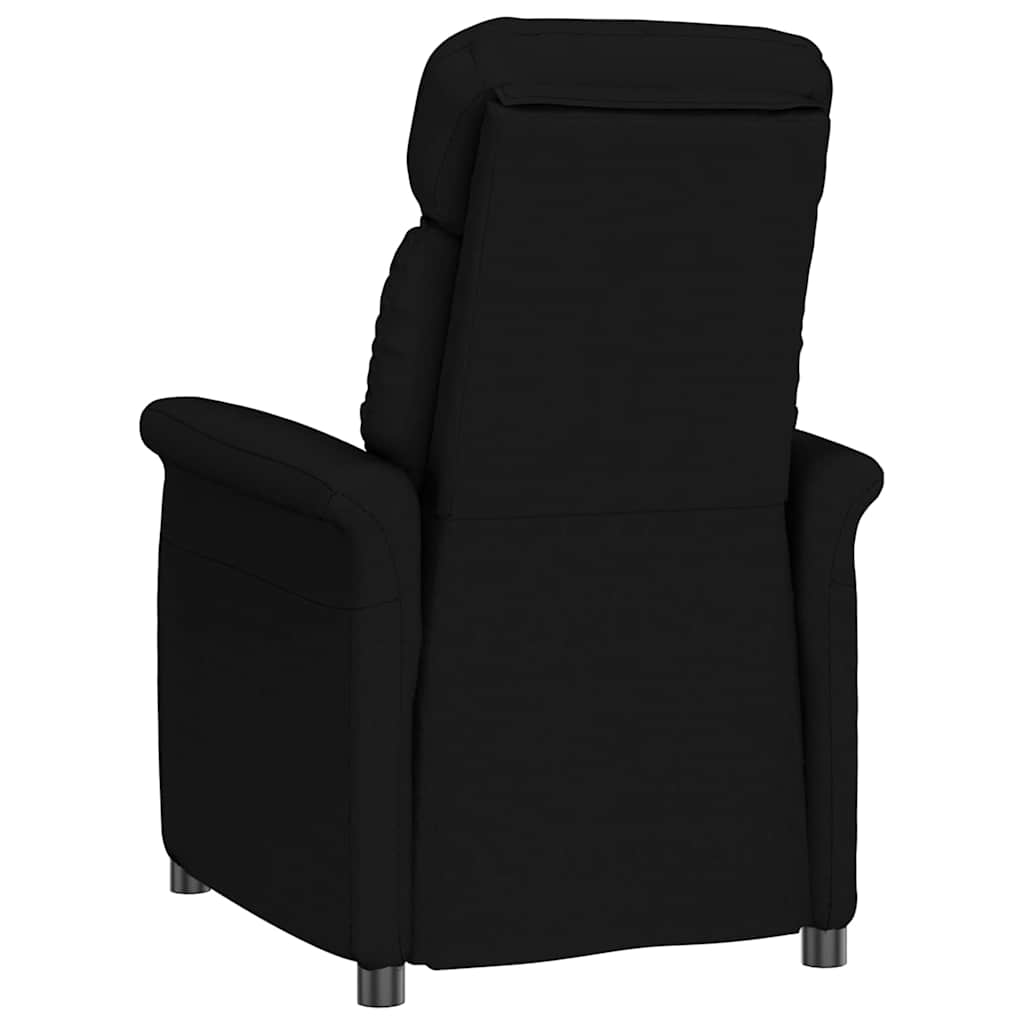 Recliner Chair Black Black 70.5 x 96.5 x 95 cm Faux leather
